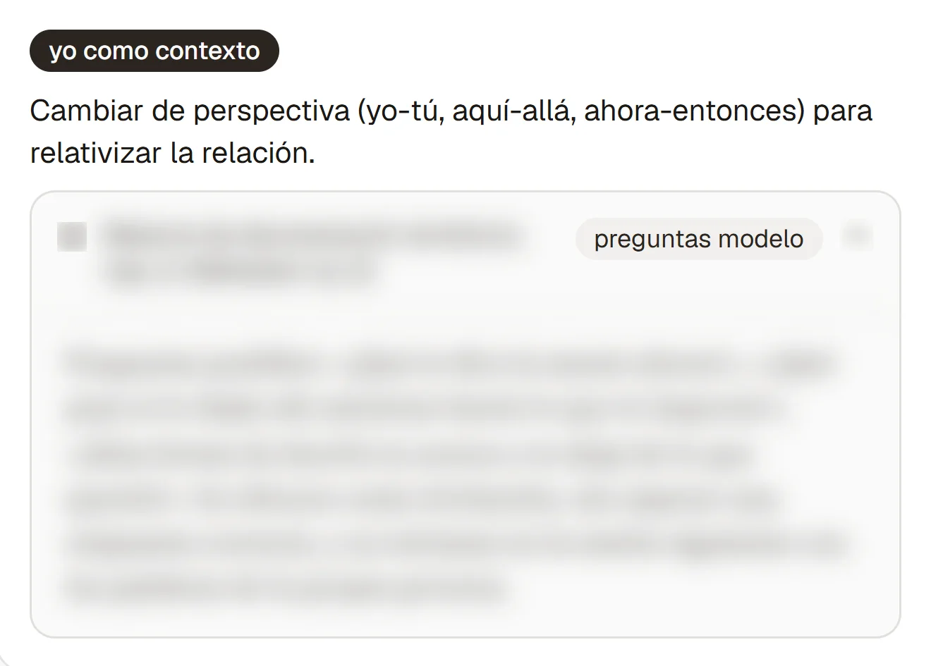 Una sugerencia citada, con su cita.